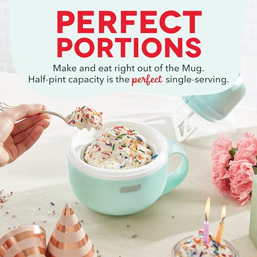Aqua Ice Cream Maker Machine with 2 Bowls B89552