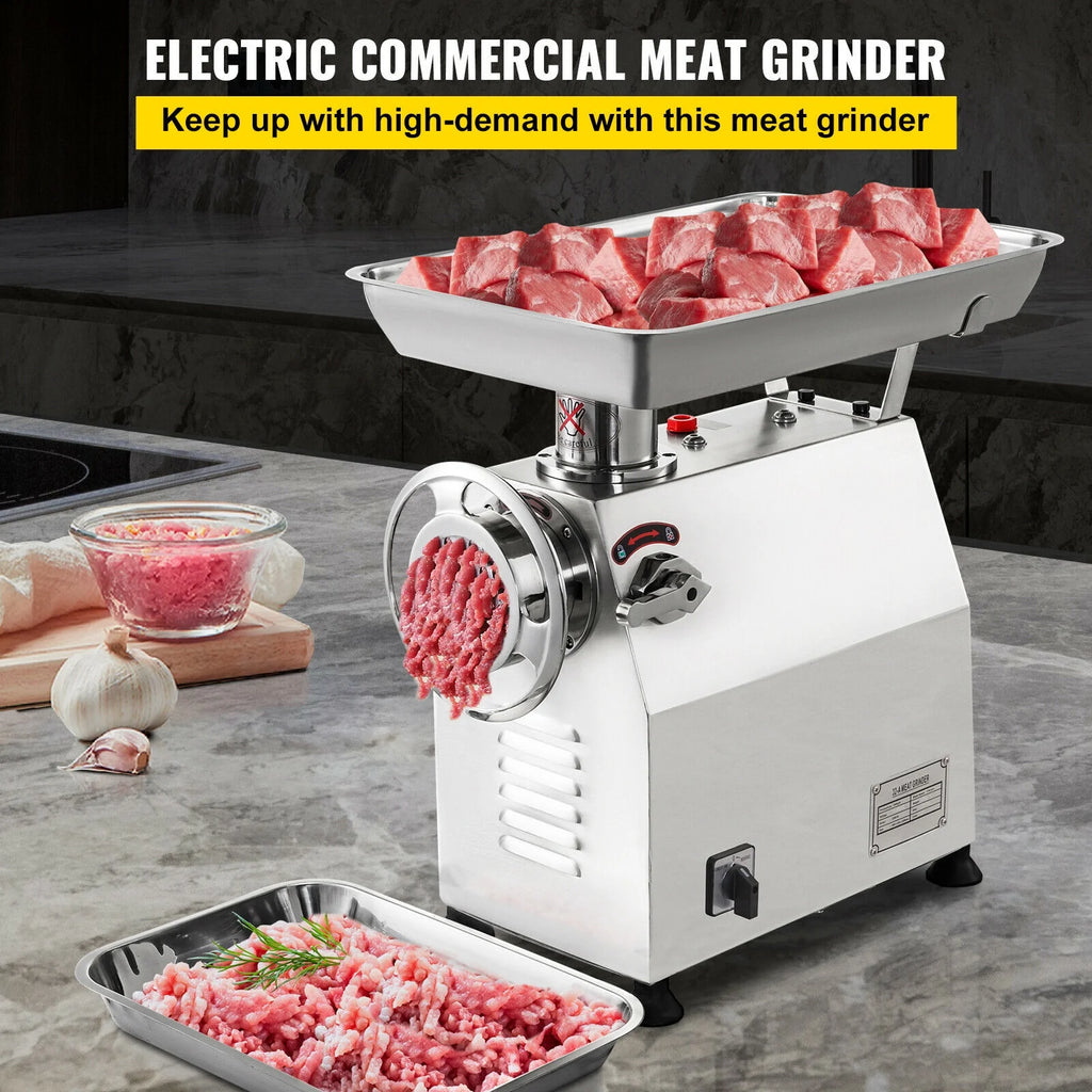 Commercial Electric Meat Grinder 2200W Stainless Steel K3452