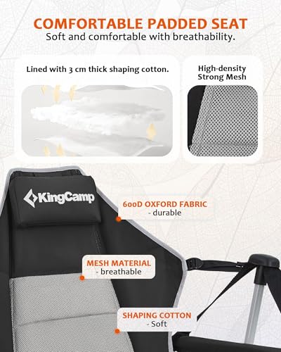 Oversized Folding Hammock Camping Chair with Cup Holder T1560