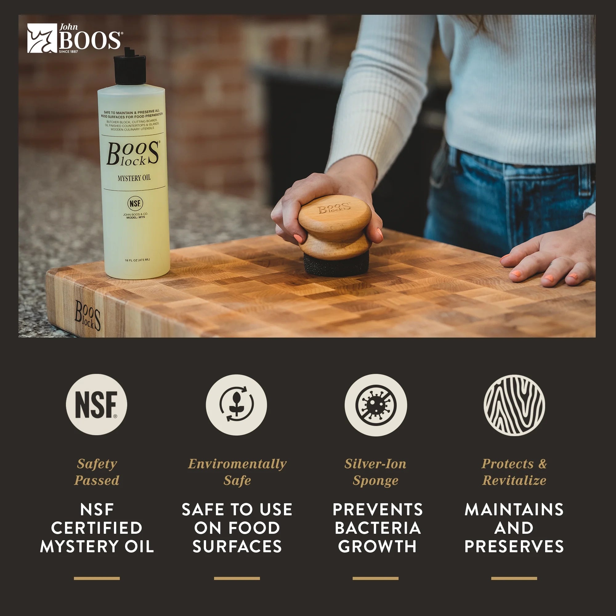32 fl oz Cutting Board Care Set E586