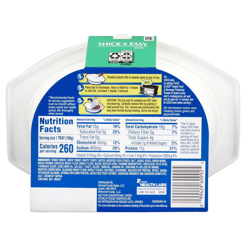 7 oz Turkey with Stuffing / Green Beans Puree Case of 7 W95825