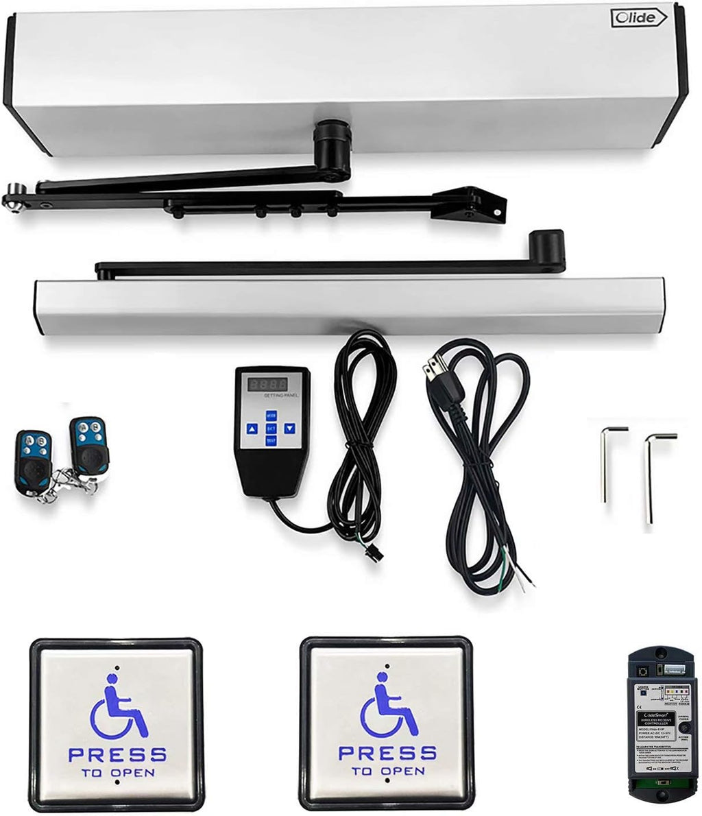 Low Energy ADA Swing Door Operator with Stainless Steel Push Buttons J604668