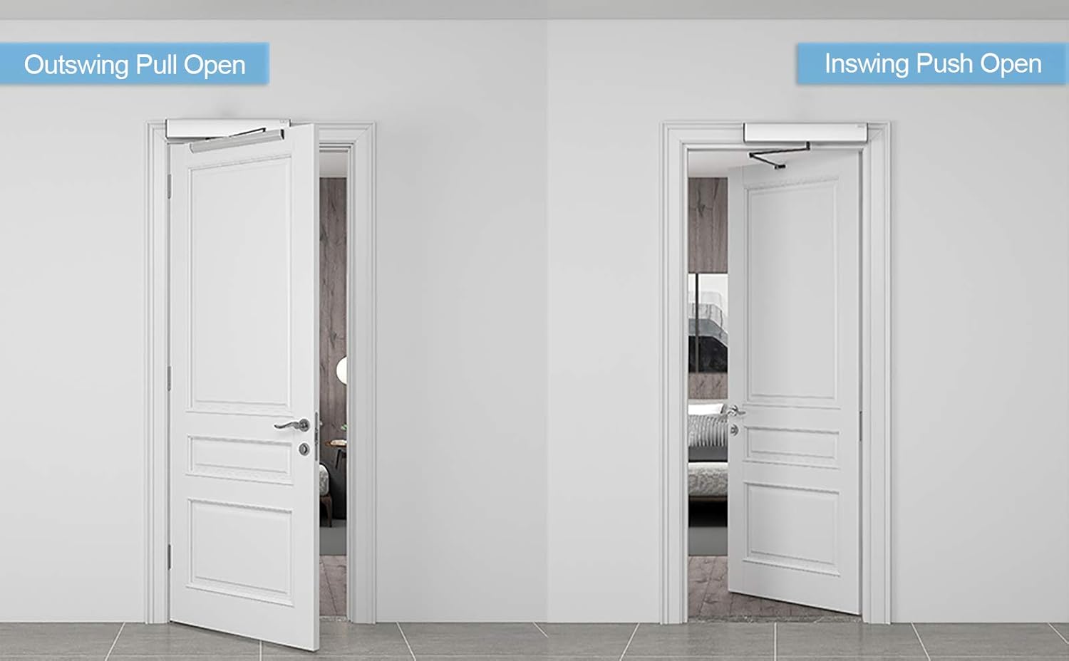 Low Energy ADA Swing Door Operator with Stainless Steel Push Buttons J604668