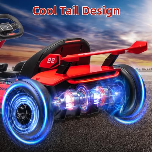 Red Electric Drift Go Kart with Adjustable Seat K57267