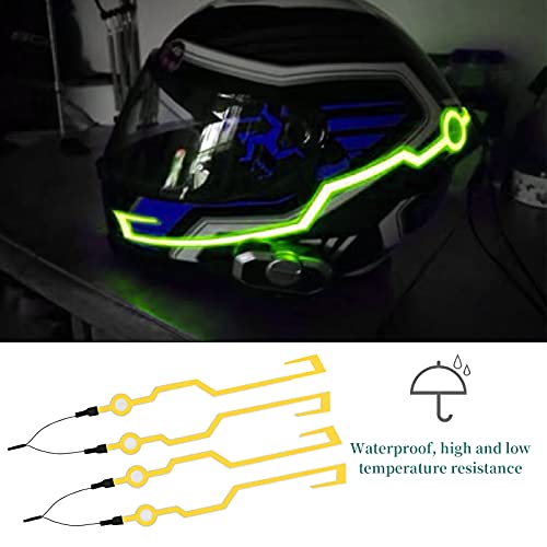 Blue 3 Mode LED Motorcycle Helmet Light N1729