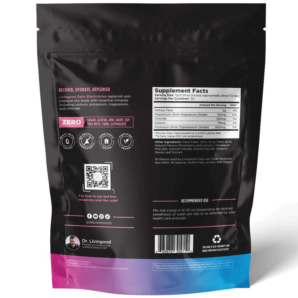 Sugar-Free Strawberry Lemonade Electrolyte Powder Z730