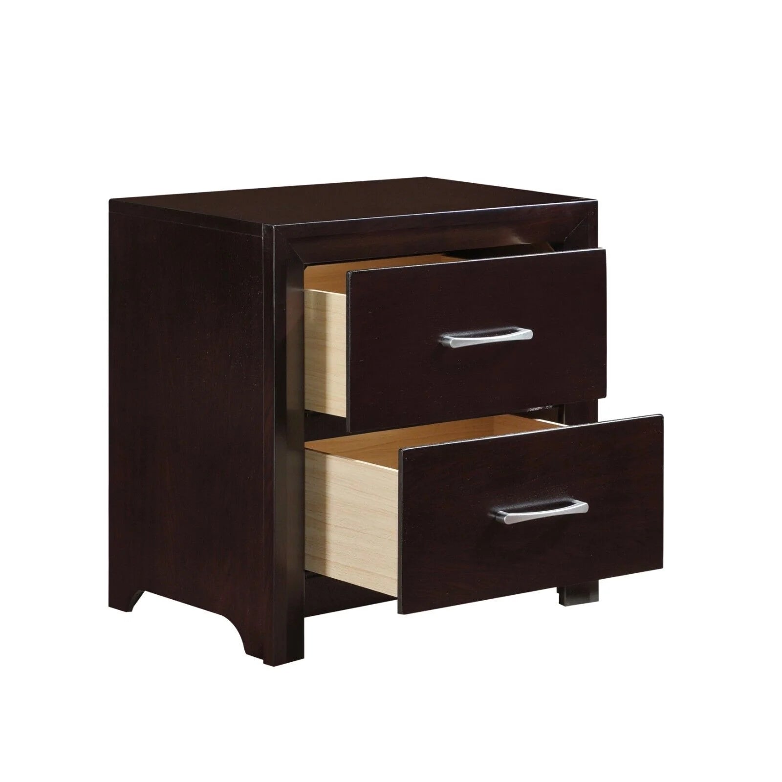 5pc Bedroom Set Full Bed Dresser Nightstand Chest Mirror P967362