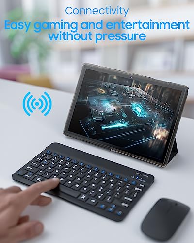 2 in 1 Tablet with Keyboard Case, 10 inch Android 14 Tablet, 6GB RAM+32GB ROM L501954