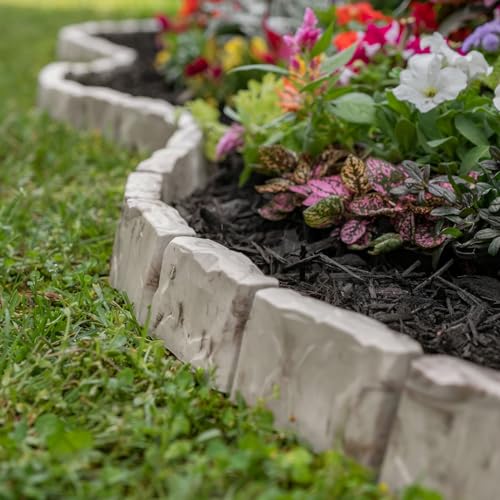 Brown 15 Foot Landscape Edging with Anchoring Spikes K968016