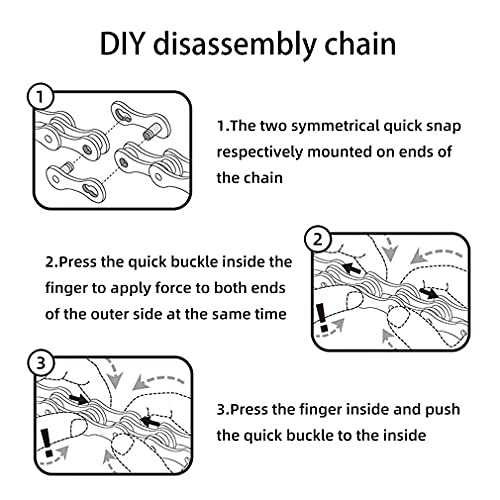 116 Links Steel Bike Chain P632260