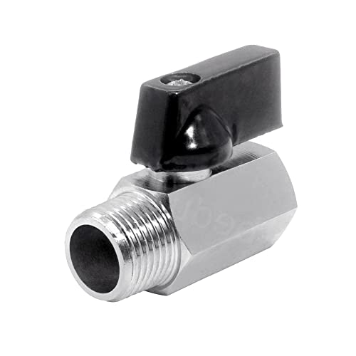 Brass Mini Ball Valve NPT Female x Male Shut-Off Valve A166245
