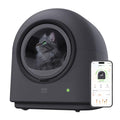 Dark Grey Self Cleaning Cat Litter Box K88309