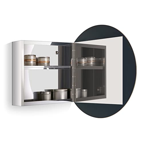 White 63x12x63cm Bathroom Mirror Cabinet F963