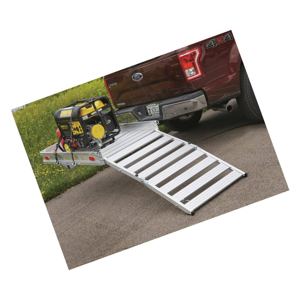 Extra-Large Folding Aluminum Cargo Carrier with 3-Position Ramp C79560