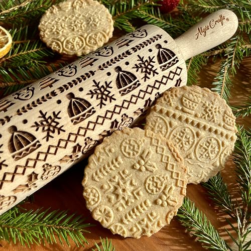 Embossing Rolling Pin U87704