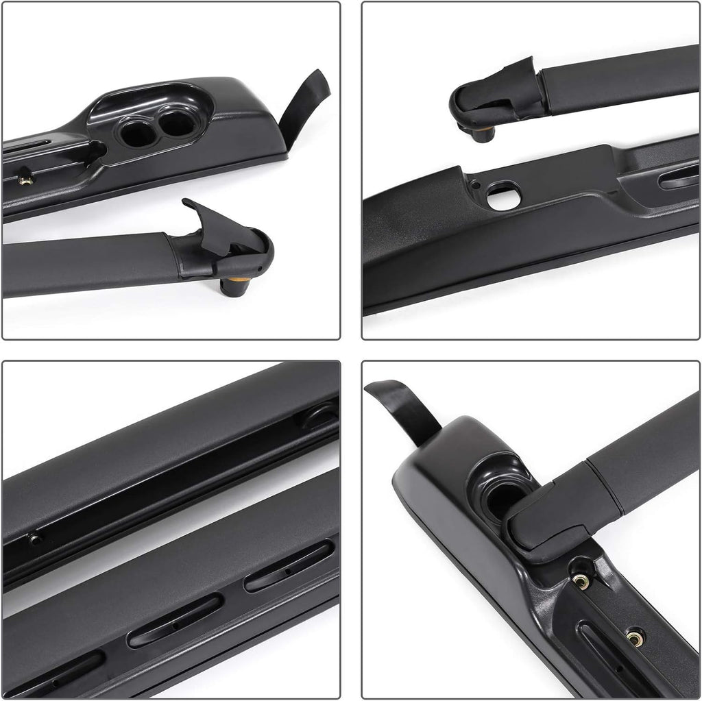 Black Cross Bars Roof Rack for Toyota Tacoma Double Cab W844