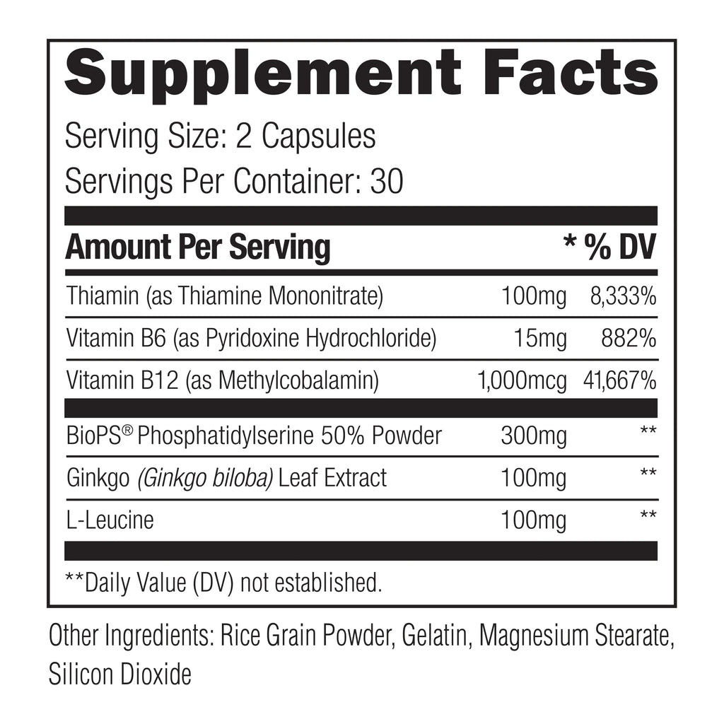 Natural Stress Relief Supplement Capsules I446460