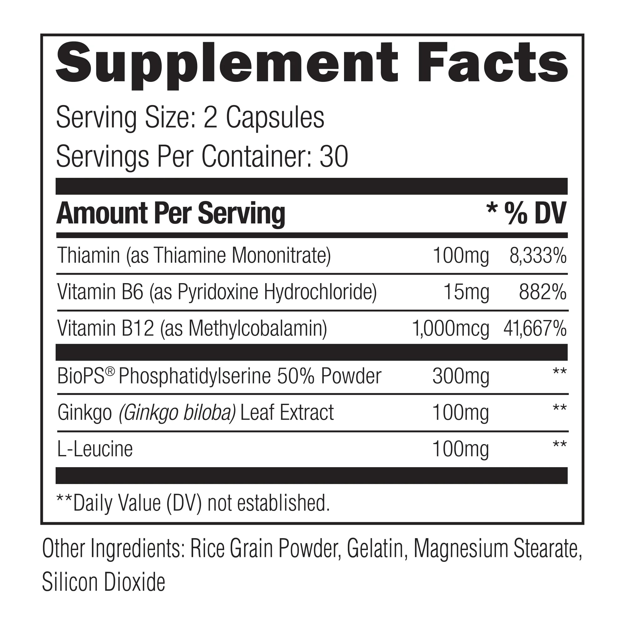 Natural Stress Relief Supplement Capsules I446460