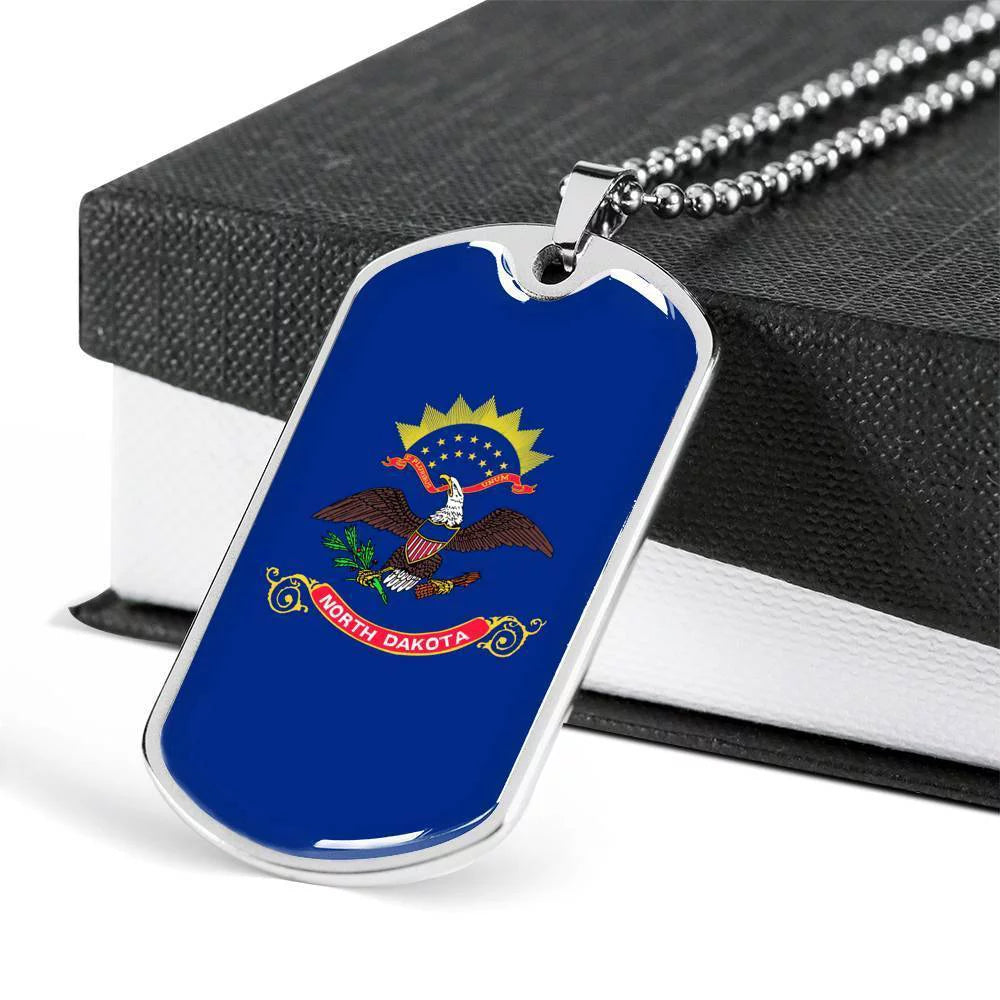 Stainless Steel Dog Tag Necklace W8269