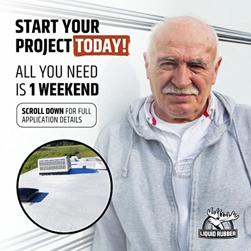 Brilliant White 1 Gallon RV Roof Coating W563489