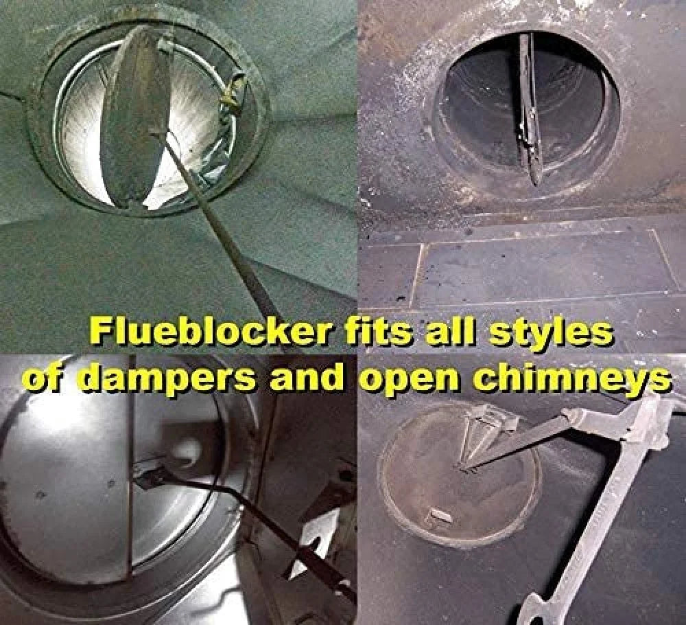 6" Round Chimney Flue Draft Stopper S4271