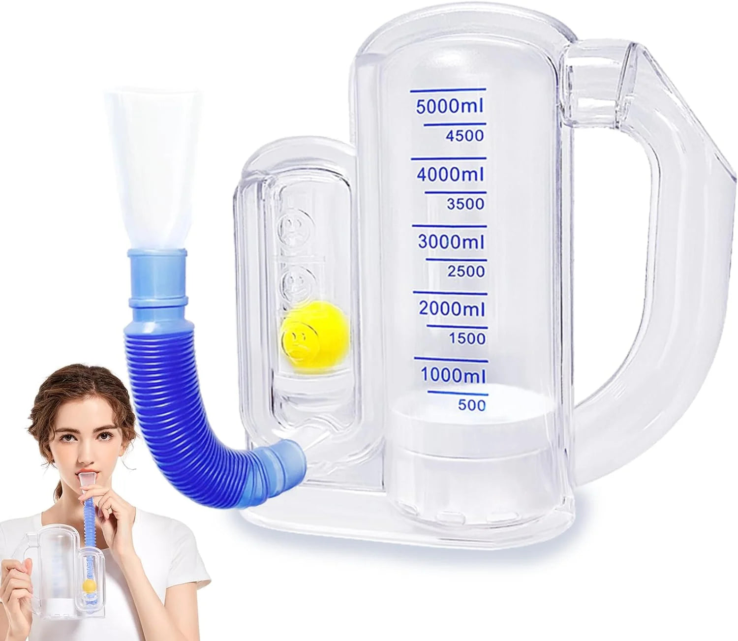 5000ml Volume Breathing Exercise Device O20939