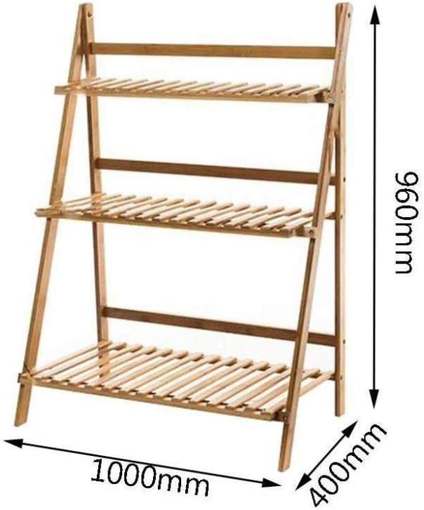 3 Layer Bamboo Wooden Plant Stand V4709