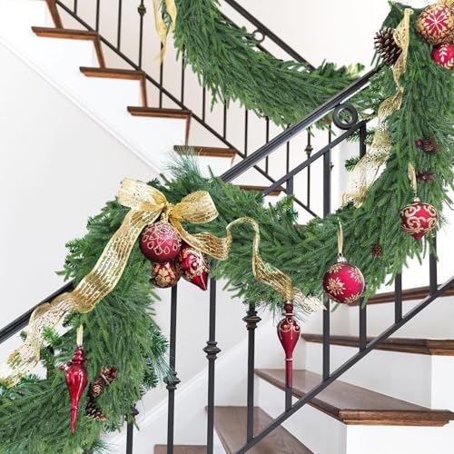 12Ft (2 * 6ft) Artificial Pine Garland, 2 Pcs V51193
