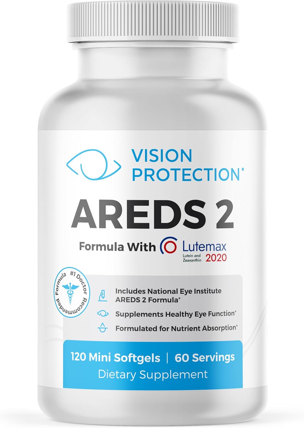120 Mini Softgels Eye Vitamin & Mineral Supplement P418049