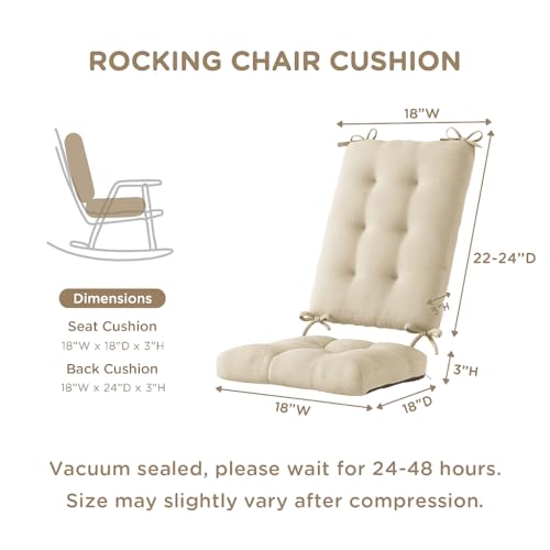 Sage Rocking Chair Cushion Set X249