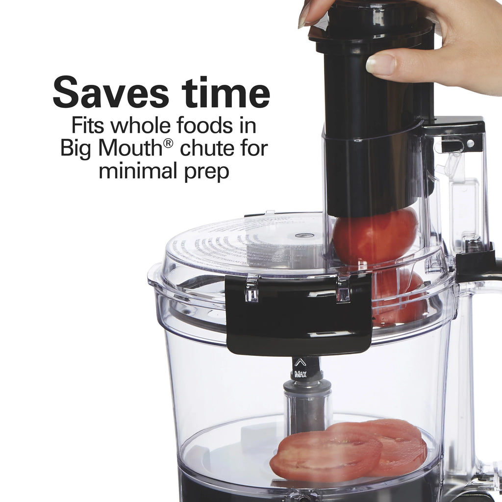 10 Cup Black and Stainless Food Processor D74705