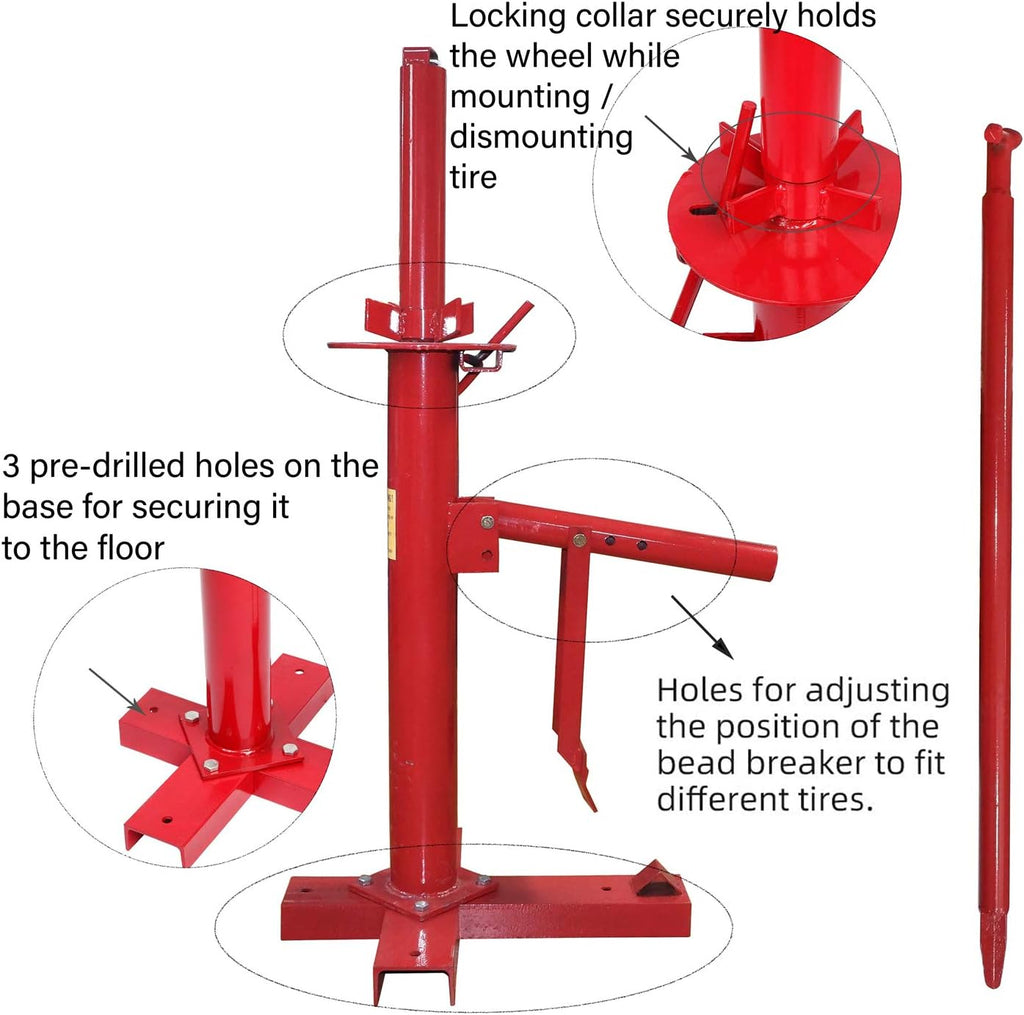 Manual Portable Hand Tire Changer Bead Breaker Tool N19628