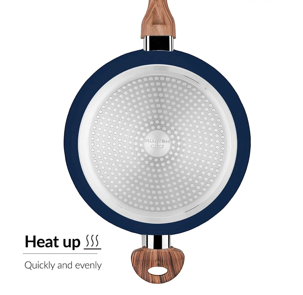 11 inch Non Stick Deep Fry Pan with Lid B198