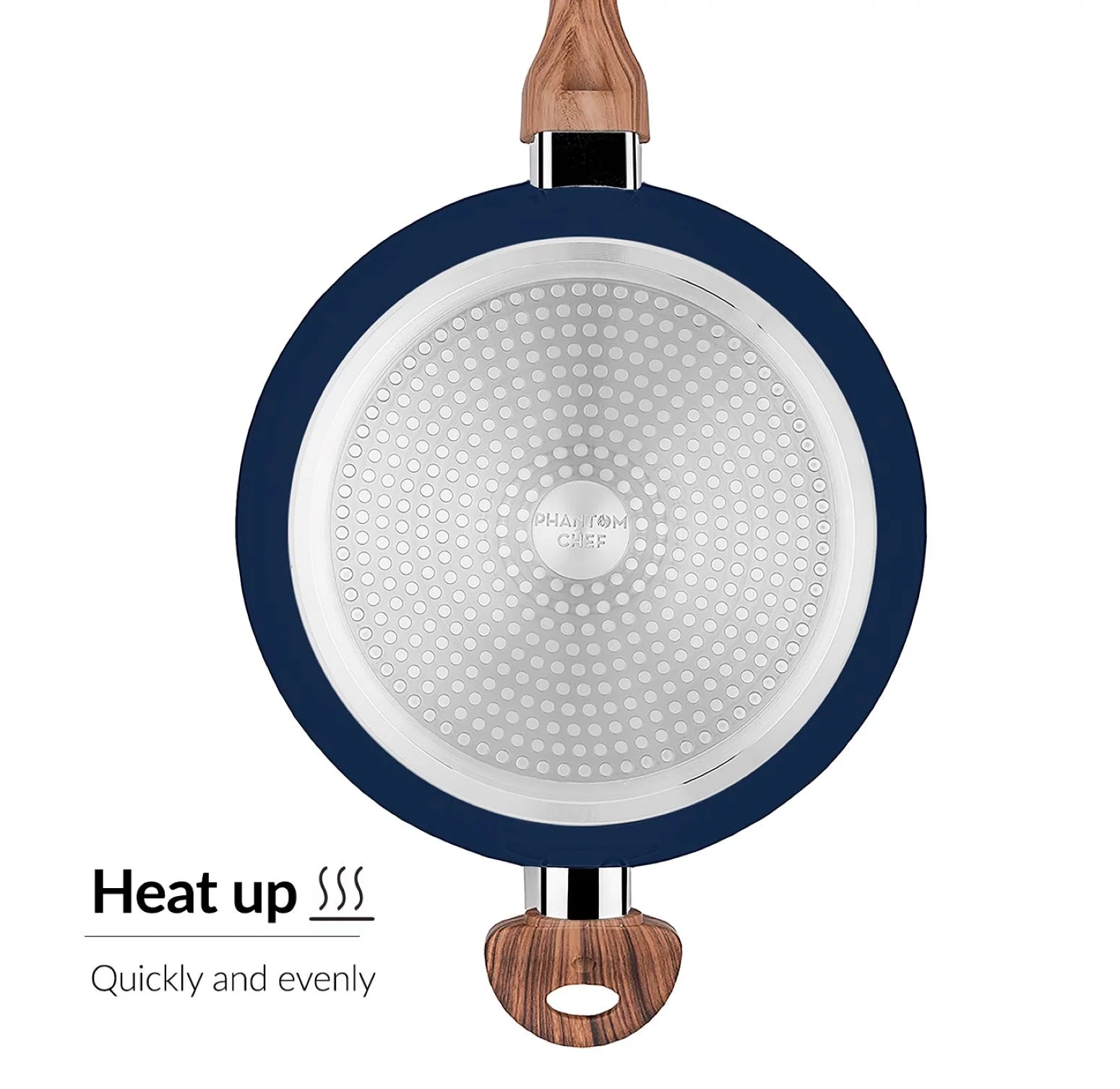 11 inch Non Stick Deep Fry Pan with Lid B198