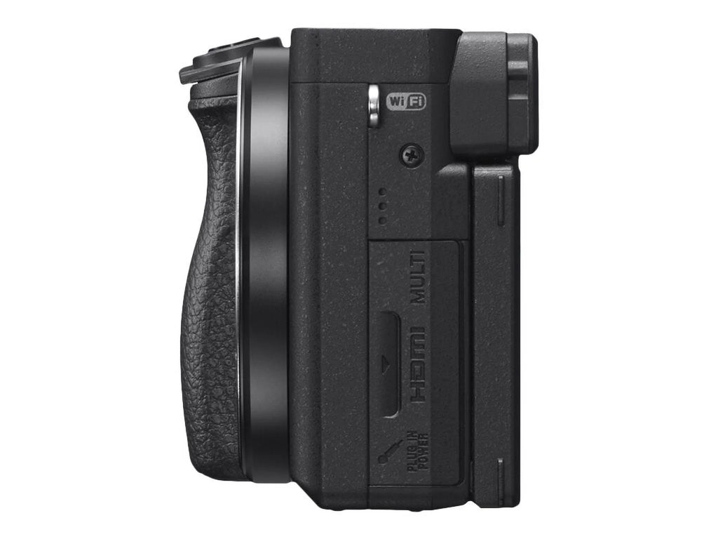 Black Mirrorless Digital Camera 24.2 MP APS-C 4K with 18-135mm Lens H20998