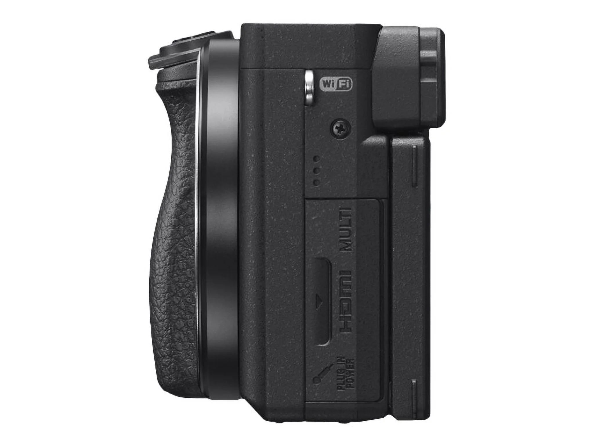 Black Mirrorless Digital Camera 24.2 MP APS-C 4K with 18-135mm Lens H20998