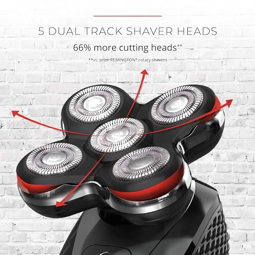 Black Cordless Waterproof Head Shaver K1227