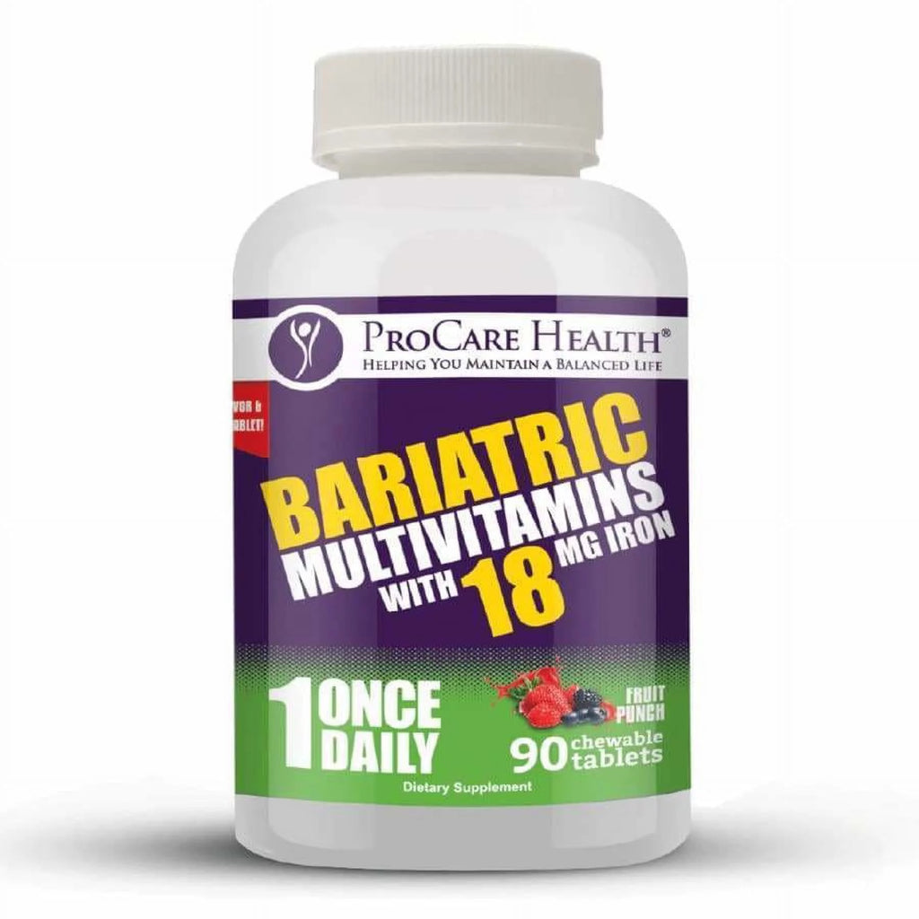 Bariatric MultiVitamin Chewable with Iron - Fruit Punch 90-Day Supply Z4225