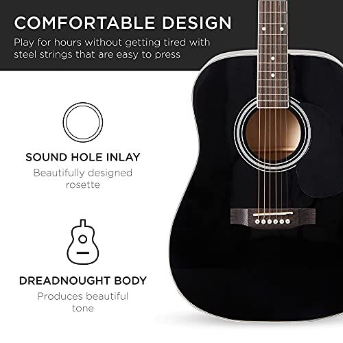 Full Size Acoustic Guitar Starter Set with Case R99299