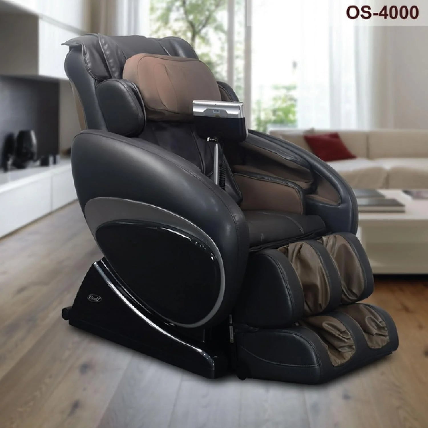 Black S-Track Full Body Massage Recliner Chair T4563