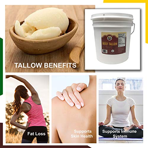 Grass Fed Beef Tallow, 7.5 Lbs T50988