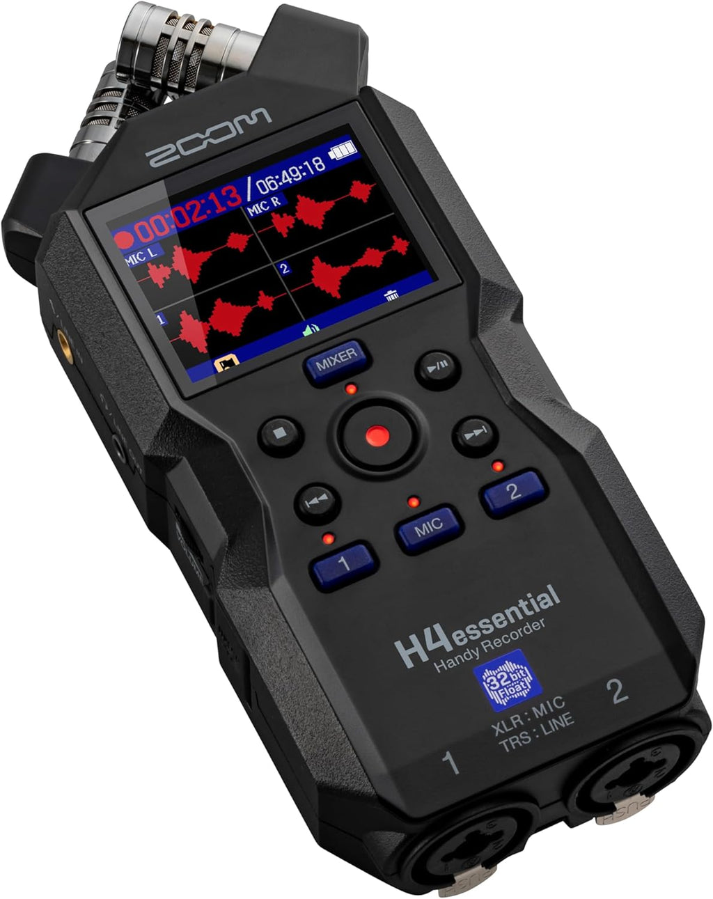 4-Track Recorder with Shotgun Microphone (Black) N7383