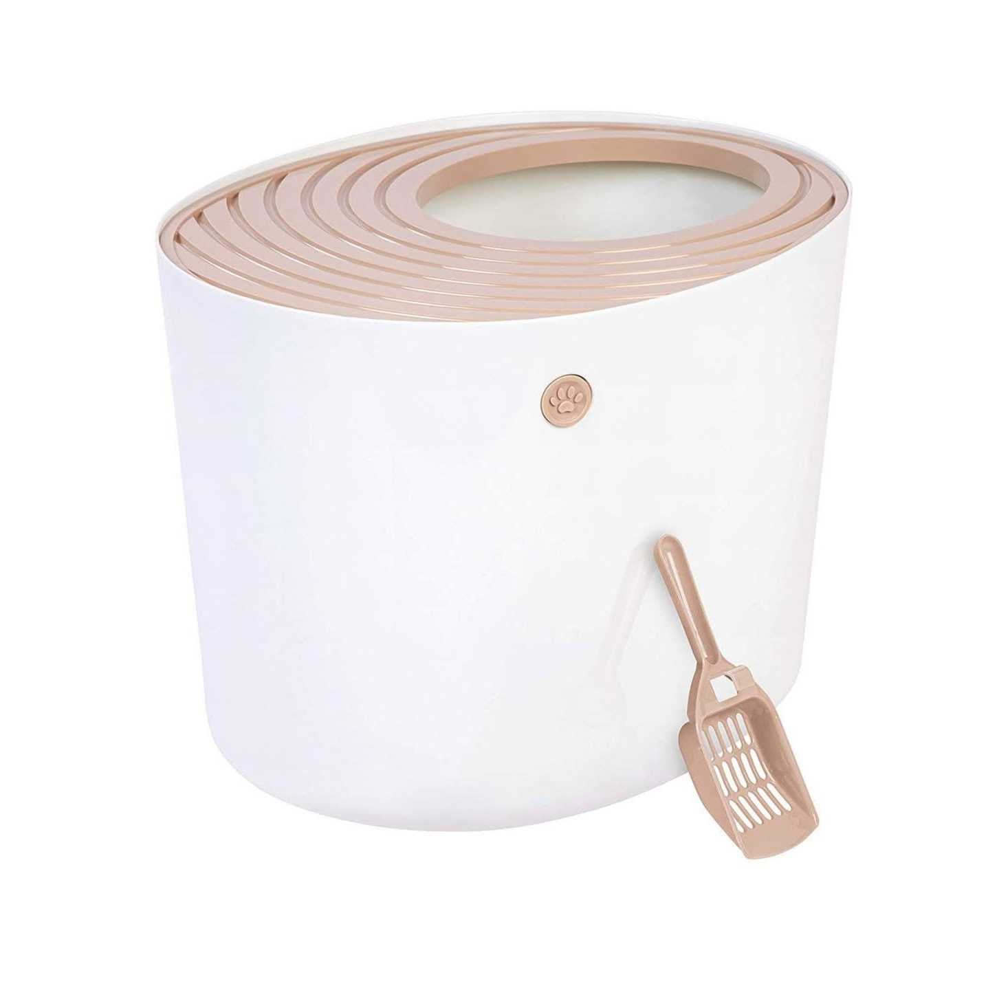 Top Entry Cat Litter Box with Scoop T454
