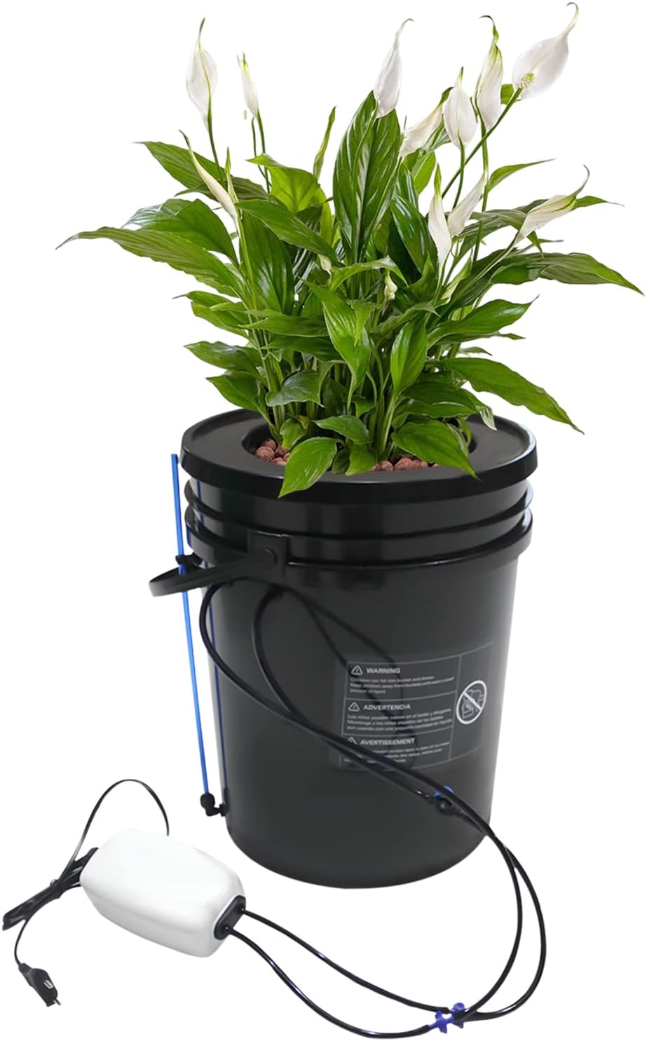 5-Gallon Deep Water Culture Hydroponics Growing System Kit Y83158