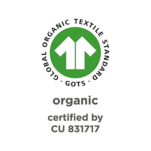 100% Organic Cotton Jersey Knit Reversible Quilt Blanket, 37 x 46 Inch M3774