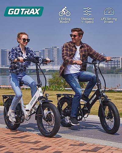 20" Folding Electric Bike with 48V Battery, 500W Motor, LCD Display R28659