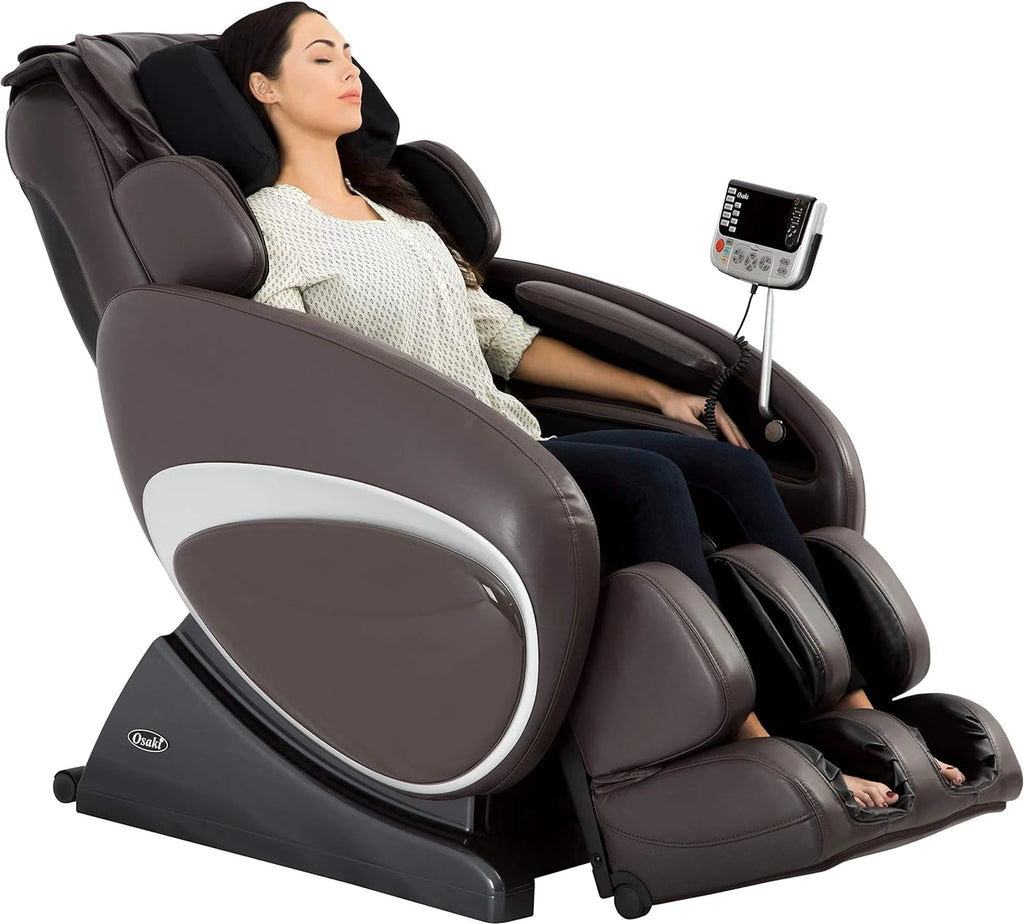 Black S-Track Full Body Massage Recliner Chair T4563