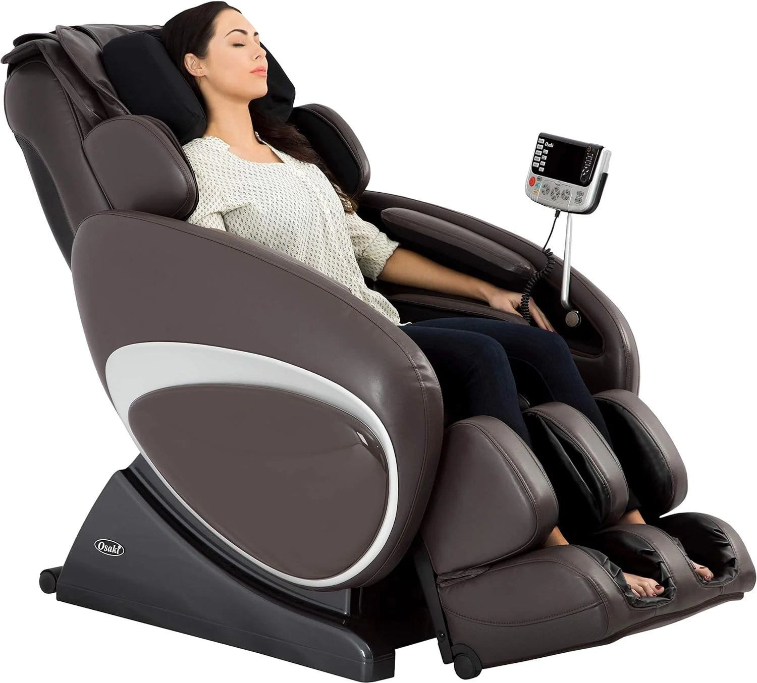 Black S-Track Full Body Massage Recliner Chair T4563