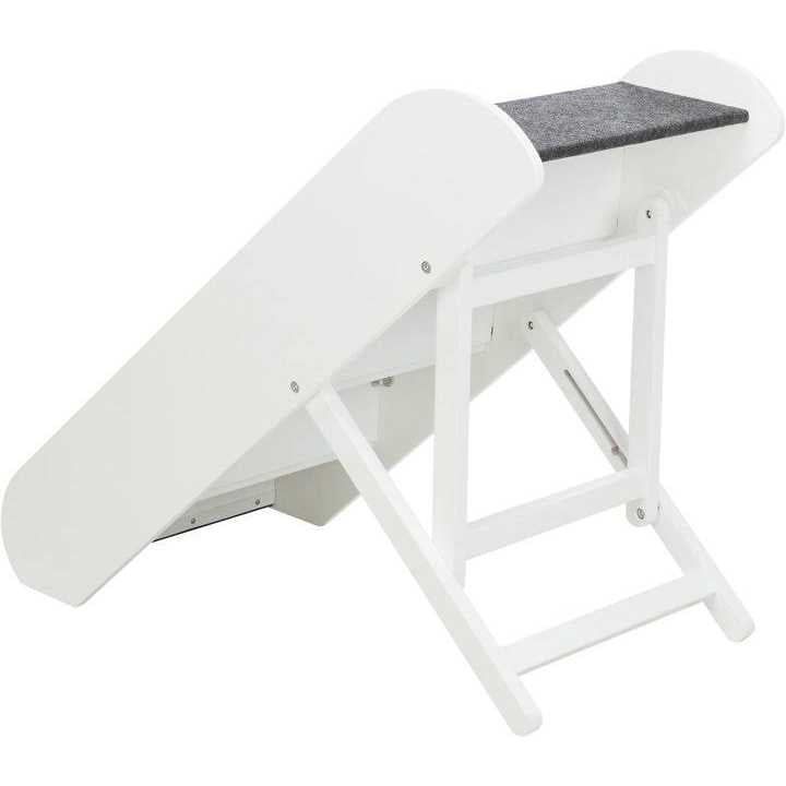White 4-Steps Adjustable Pet Steps U28284