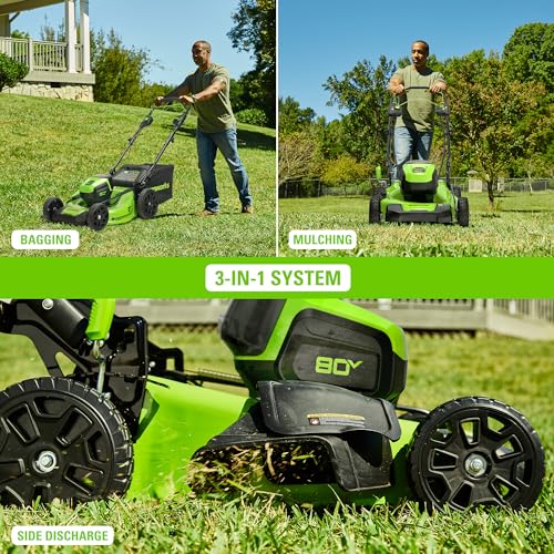 21-Inch 80V Self-Propelled Cordless Lawn Mower Z78910